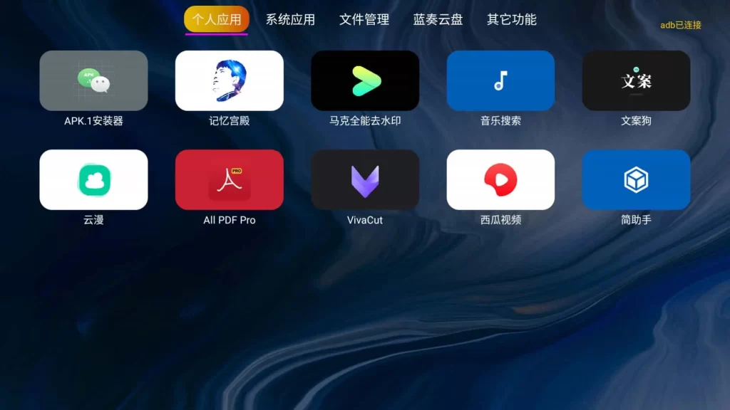 图片[1]-应用管家 v1.5.3 电视应用管理，超越了系统自带管理功能的应用，支持车机-资源妙妙屋