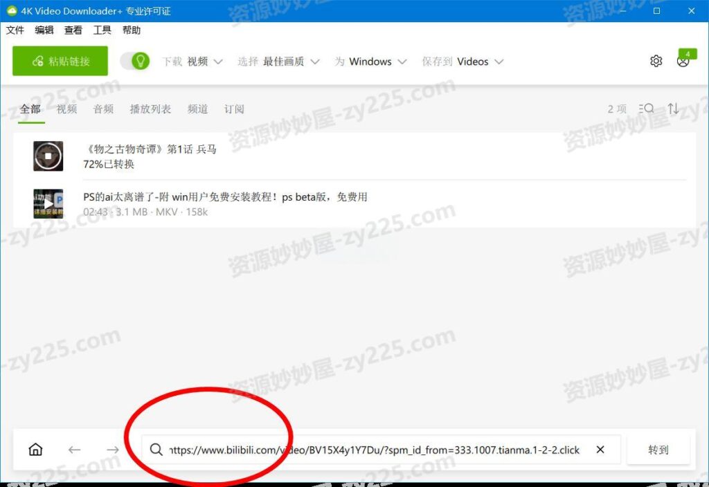 图片[2]-4K Video Downloader v4.33.2.0164/Plus-v1.10.3.0161 x64 B站、YouTube等4K视频下载器，激活版-资源妙妙屋