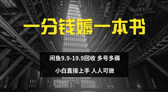 一分钱薅一本书 闲鱼9.9-19.9回收 多号多薅 小白直接上手-资源妙妙屋