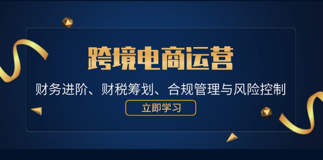 跨境电商运营：财务进阶、财税筹划、合规管理与风险控制-资源妙妙屋