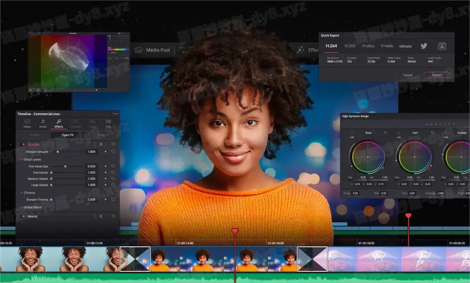 图片[1]-DaVinci Resolve Studio(达芬奇调色软件) v19.1.2.3 中文直装版-资源妙妙屋