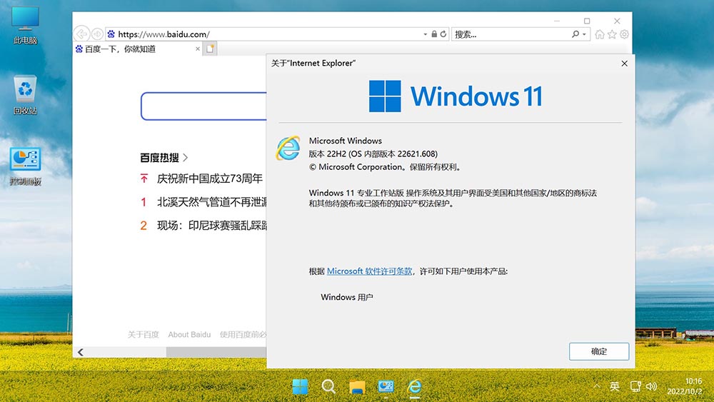 图片[7]-不忘初心游戏版 Windows11 22H2(22621.4514) X64 无更新[精简版]-资源妙妙屋