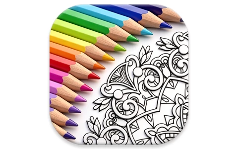 安卓|Colorfy v3.38，一款让人上瘾的涂色游戏，对抗焦虑压力，免费无广告